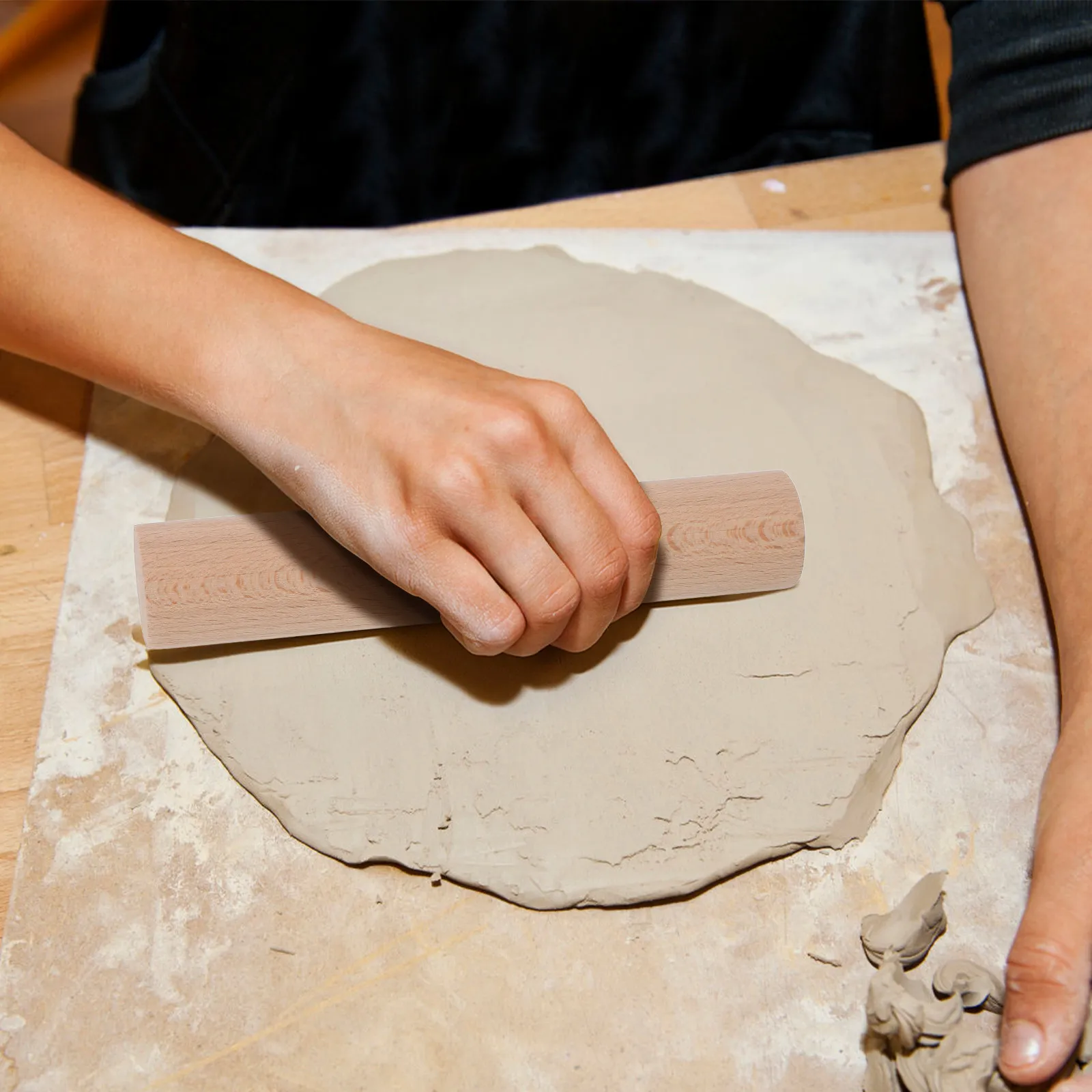 12Pcs Smooth Finished Round Wooden Dowel Rods Unfinished Hardwood Sticks for Macrame Craft Rolling Dough Clay Modeling Rustic
12Pcs Smooth Finished Round Wooden Dowel Rods Unfinished Hardwood Sticks for Macrame Craft Rolling Dough Clay Modeling Rustic