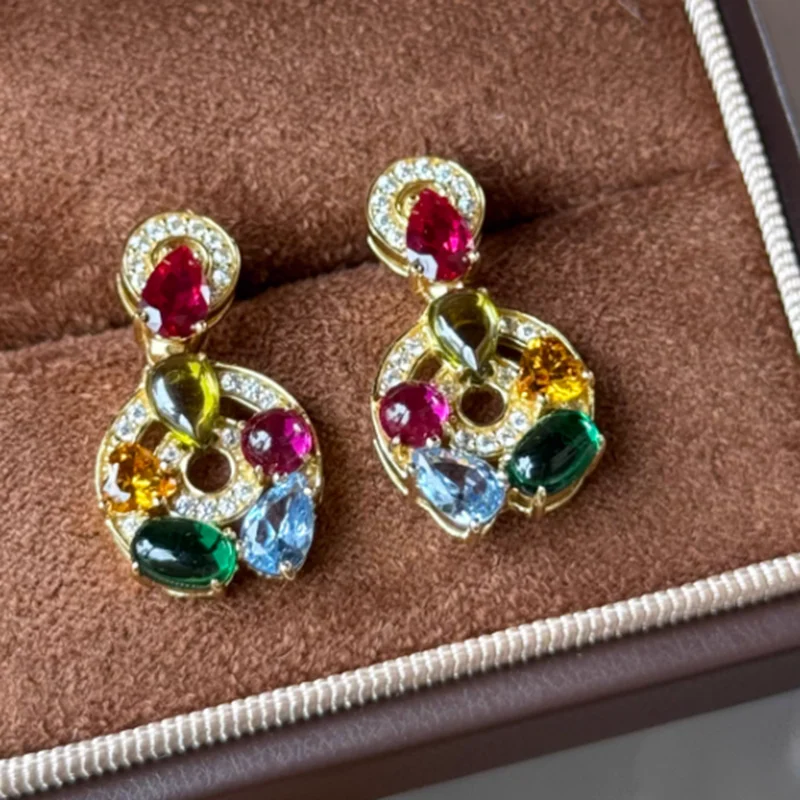 KQDANCE Роскошные женские разноцветные серьги из серебра 925 пробы с лабораторным сапфиром и цирконием, круглые серьги, позолоченные вечерние ювелирные изделия, оптовая продажа
KQDANCE Роскошные женские разноцветные серьги из серебра 925 пробы с лабораторным сапфиром и цирконием, круглые серьги, позолоченные вечерние ювелирные изделия, оптовая продажа