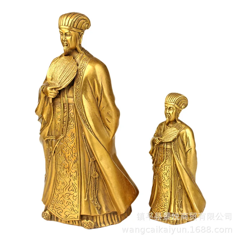 Zhuge Liang Kong Ming бронзовая статуя фигурки украшения для дома и учебы настольное украшение
Zhuge Liang Kong Ming бронзовая статуя фигурки украшения для дома и учебы настольное украшение