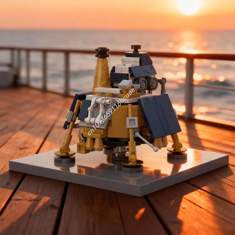 297 деталей MOC «Синий призрак» — Лунная миссия 3, космическая модель, конструктор, архитектурный набор, рождественский подарок, креативное обучение
297 деталей MOC «Синий призрак» — Лунная миссия 3, космическая модель, конструктор, архитектурный набор, рождественский подарок, креативное обучение