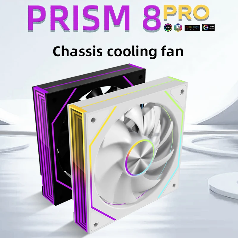 METALFISH PRISM 8 PRO 120mm PC Computer Case Fan 5V 3Pin Sync Argb 12CM Quiet Cooling Fan 1200RPM
METALFISH PRISM 8 PRO 120mm PC Computer Case Fan 5V 3Pin Sync Argb 12CM Quiet Cooling Fan 1200RPM