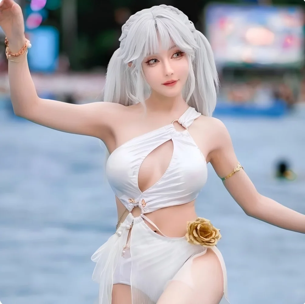 Naraka: Bladepoint Ji Yingying "Midsummer White Sun" Swimsuit Cosplay Costume – Sexy Stage Performance & Halloween Party Outfit
Naraka: Bladepoint Ji Yingying "Midsummer White Sun" Swimsuit Cosplay Costume – Sexy Stage Performance & Halloween Party Outfit