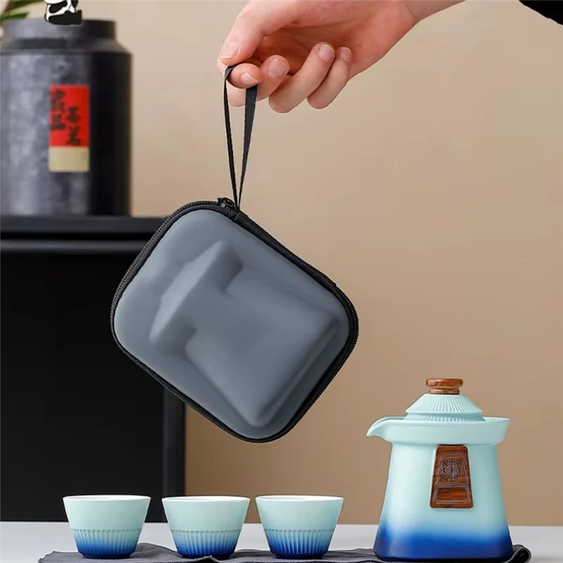 A59Z-Portable Chinese Tea Set - Complete Travel Teaware Kit With Teapot, Cups, And Brewing Tools For Tea Ceremony
A59Z-Portable Chinese Tea Set - Complete Travel Teaware Kit With Teapot, Cups, And Brewing Tools For Tea Ceremony