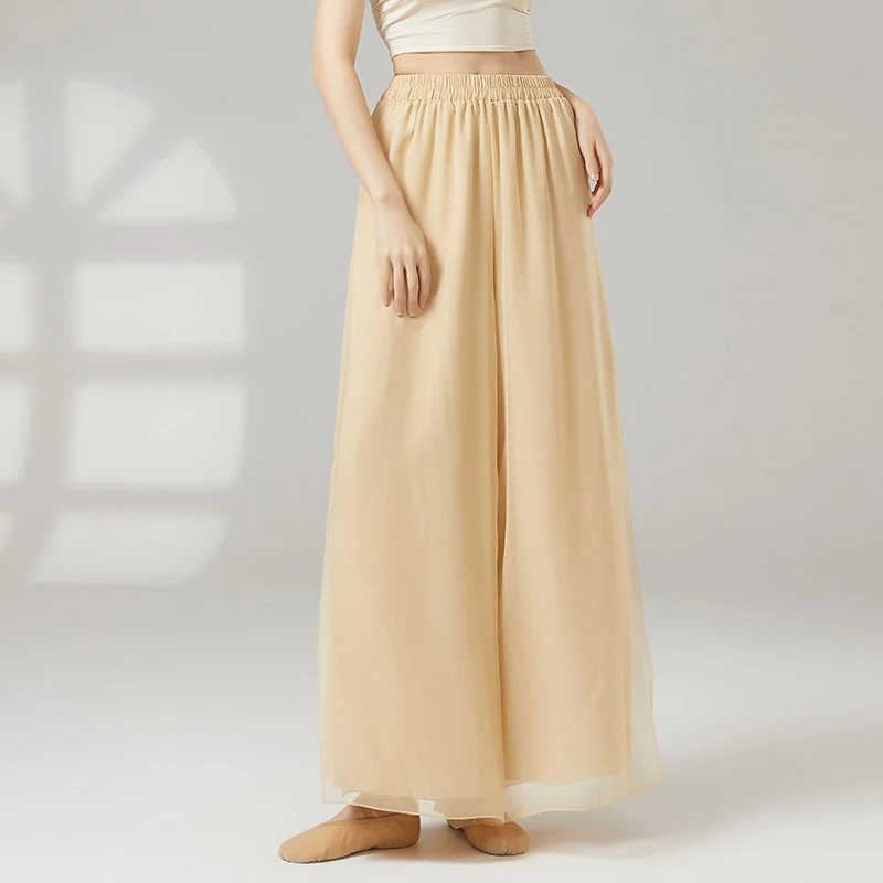 Широкие брюки для классического танца женские, свободного кроя, двухслойные, с боковыми разрезами, из шифона, для сценических выступлений и повседневной носки
Широкие брюки для классического танца женские, свободного кроя, двухслойные, с боковыми разрезами, из шифона, для сценических выступлений и повседневной носки