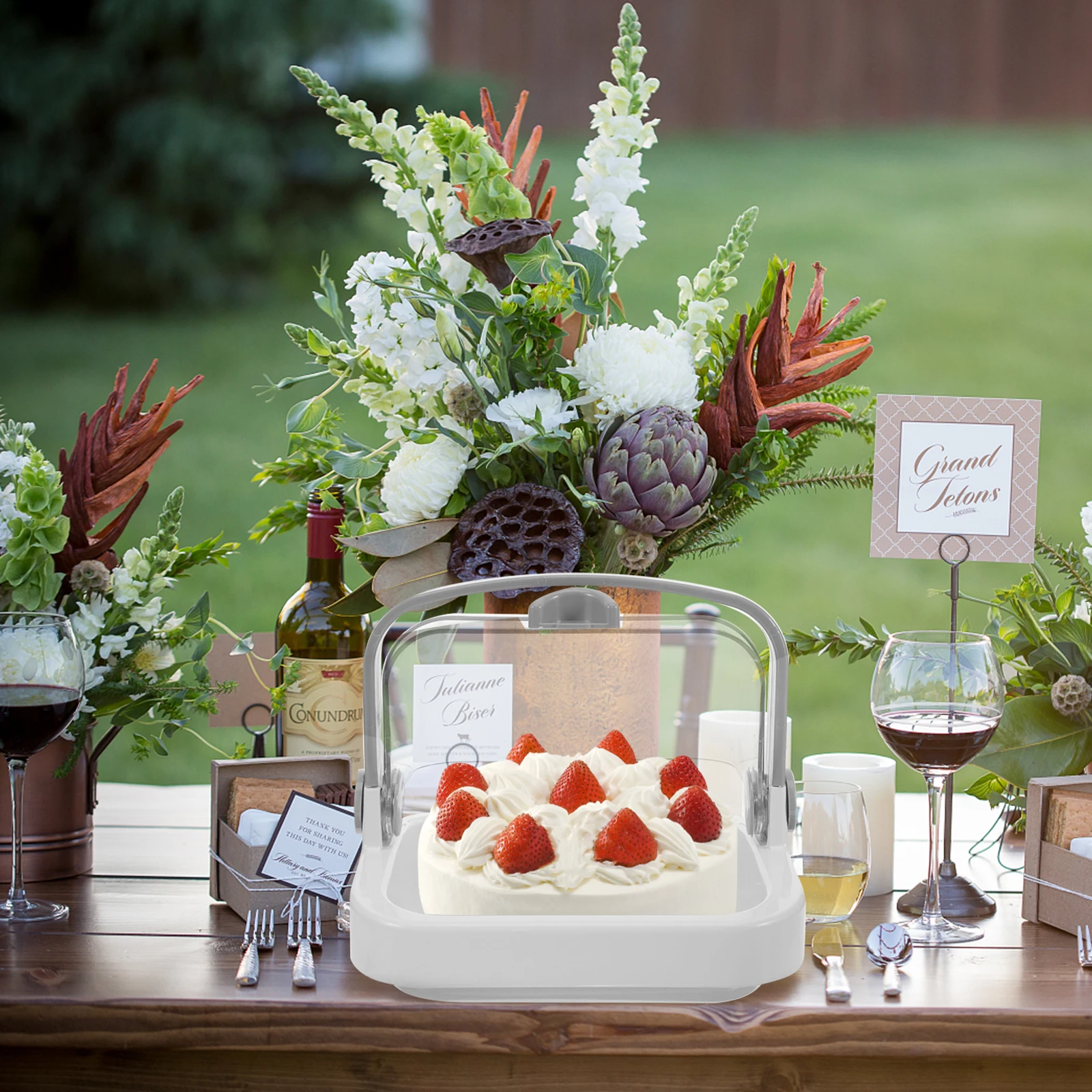 Cake Container Dessert Cupcakes Display Stand Food Stands Party Carrier Wedding Box Decor Reliable Material Large
Cake Container Dessert Cupcakes Display Stand Food Stands Party Carrier Wedding Box Decor Reliable Material Large