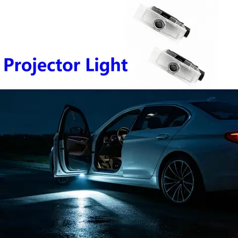 2x For Alfa Romeo LED Car Door Welcome Light Projector Lamp For Alfa Romeo 159 166 GT Mito Stelvio Brera Spider Giulietta Giulia