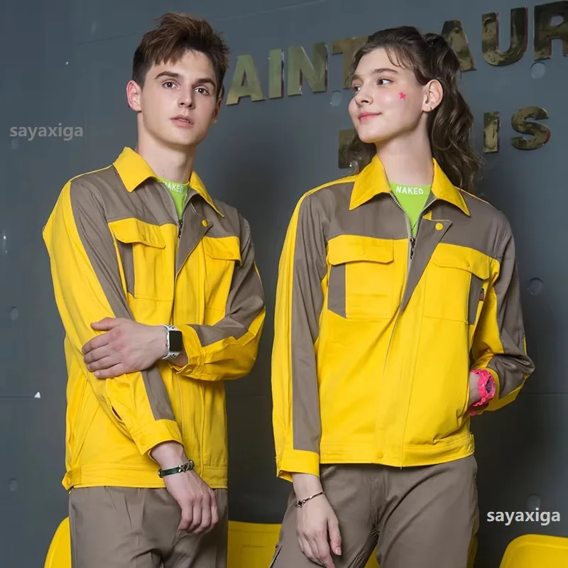 Work Clothing For Men Spring Autumn 100% Cotton Work Coveralls Worker Uniform Durable Auto Repairmen Welding Suits Electrician
Work Clothing For Men Spring Autumn 100% Cotton Work Coveralls Worker Uniform Durable Auto Repairmen Welding Suits Electrician