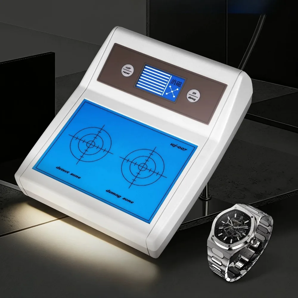 AC220V Multifunctional Watch Demagnetizer Built-in Magnetic Field Detector Mechanical Watch Degaussing Device Clock Repair Tool
AC220V Multifunctional Watch Demagnetizer Built-in Magnetic Field Detector Mechanical Watch Degaussing Device Clock Repair Tool