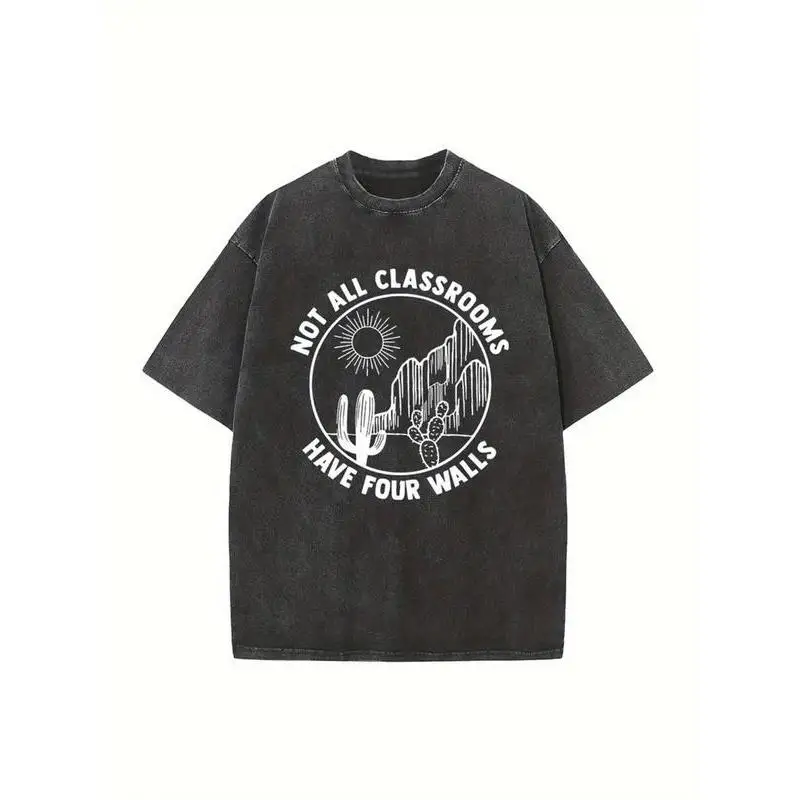 Washed Cotton T-Shirt,Unisex Outdoor Adventure Graphic Tee,"Not All Classrooms Have Four Walls" Saying,Camping Hiking Desert Top
Washed Cotton T-Shirt,Unisex Outdoor Adventure Graphic Tee,"Not All Classrooms Have Four Walls" Saying,Camping Hiking Desert Top