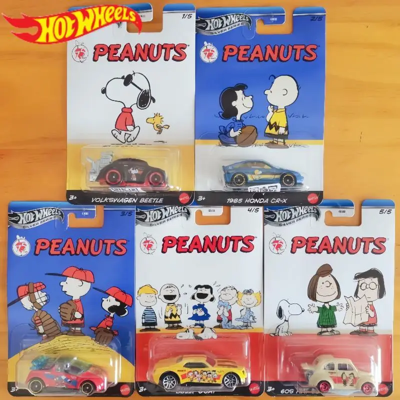 Genuine Hot Wheels Silver Series Snoopy 75th Peanuts Volkswagen Beetle Super Gnat Honda Bully Goat 1/64 Diecast Car Toy Kid Gift
Genuine Hot Wheels Silver Series Snoopy 75th Peanuts Volkswagen Beetle Super Gnat Honda Bully Goat 1/64 Diecast Car Toy Kid Gift