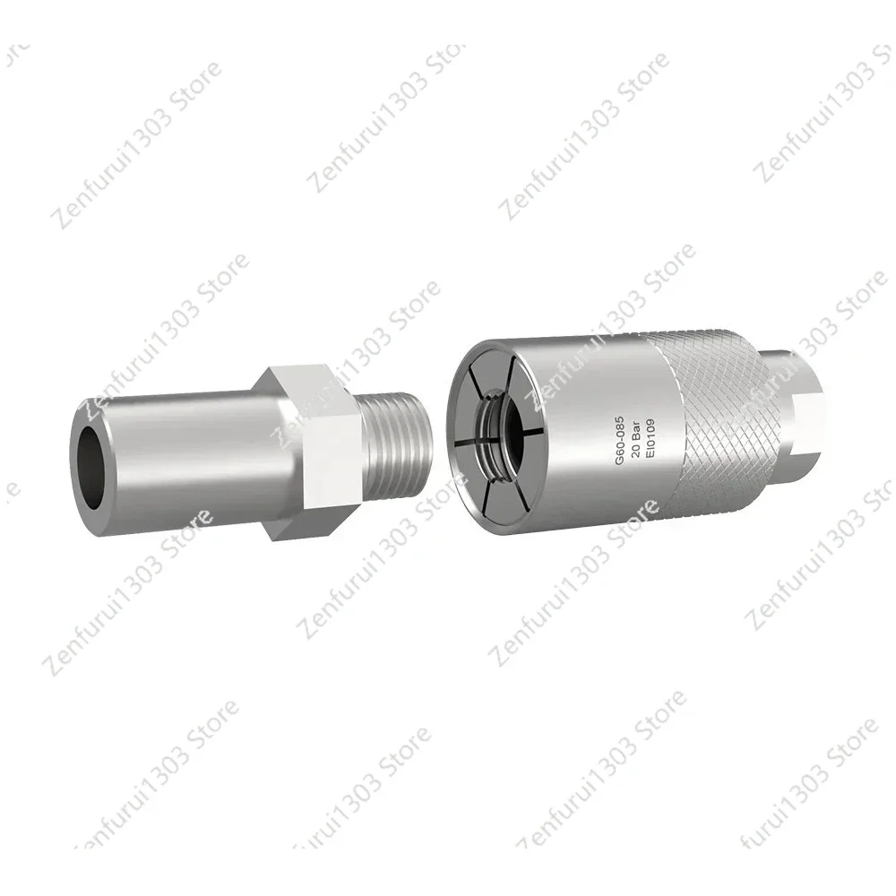 G60 external thread connector push to connect onto the threads or fitting and pull sleeve to disconnect quick coupling
G60 external thread connector push to connect onto the threads or fitting and pull sleeve to disconnect quick coupling