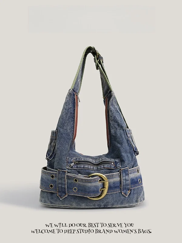 Sweet Cool Hot Girl Large Capaci Denim Retro Casual Hobo Single oulder Crossbody Bag Women's Faion Trend 2025
Sweet Cool Hot Girl Large Capaci Denim Retro Casual Hobo Single oulder Crossbody Bag Women's Faion Trend 2025
