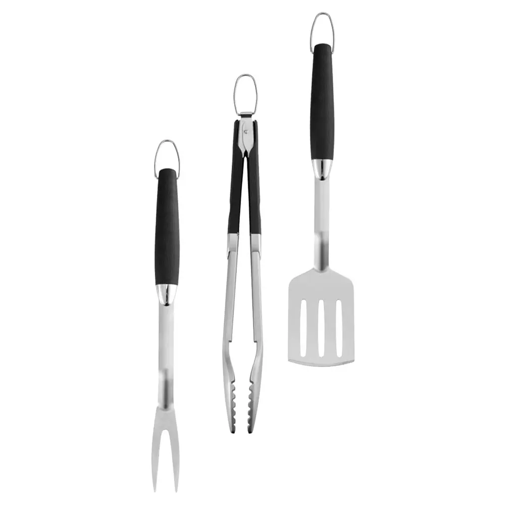 Stainless Steel BBQ Tools Set 3Pcs Barbecue Fork Shovel Tongs Outdoor Camping Holiday Gifts Kitchen Bar Supplies
Stainless Steel BBQ Tools Set 3Pcs Barbecue Fork Shovel Tongs Outdoor Camping Holiday Gifts Kitchen Bar Supplies