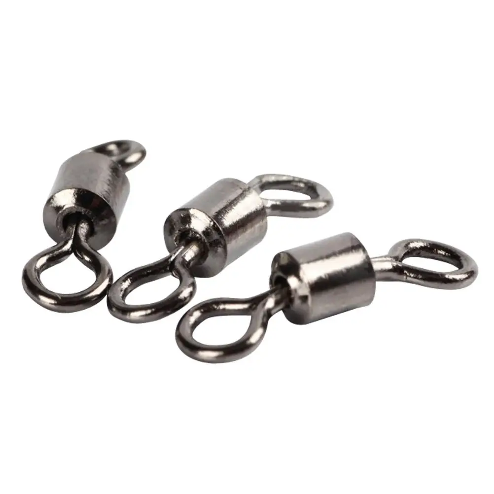 8pcs Fishing Ring Connector Solid Rings Hook Ball Bearing Swivel Eight-character Silver Rolling Swivels for Fishing Gear
8pcs Fishing Ring Connector Solid Rings Hook Ball Bearing Swivel Eight-character Silver Rolling Swivels for Fishing Gear