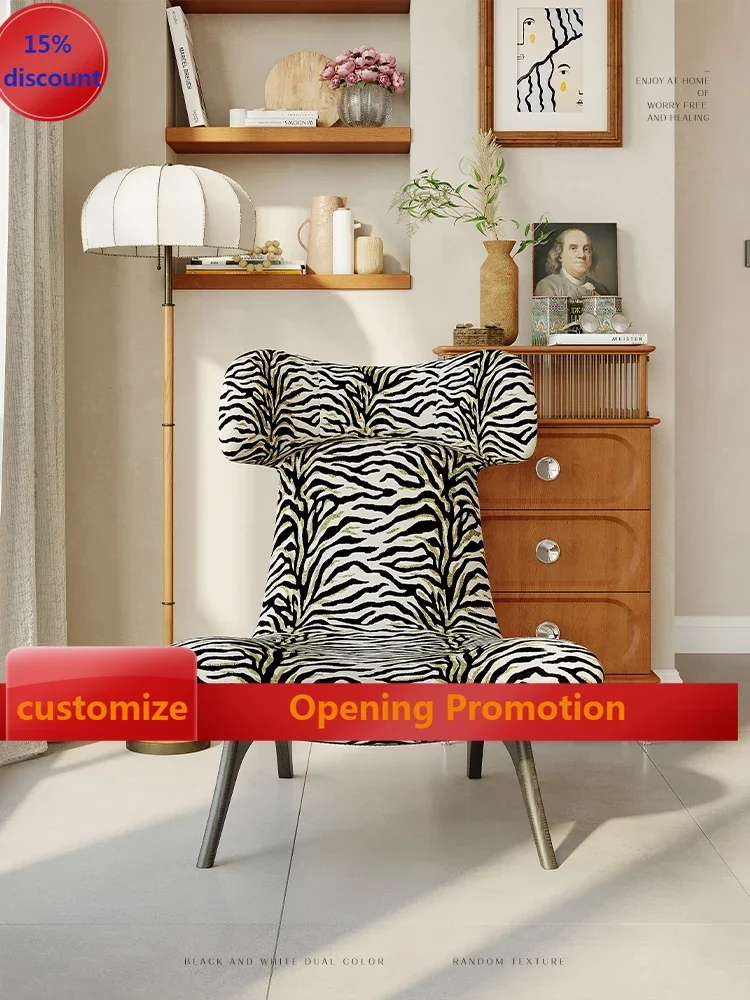 B7304 ss French Vintage Style Zebra Single Sofa Living Room Home Single Leisure Chair High Sense Chair
B7304 ss French Vintage Style Zebra Single Sofa Living Room Home Single Leisure Chair High Sense Chair