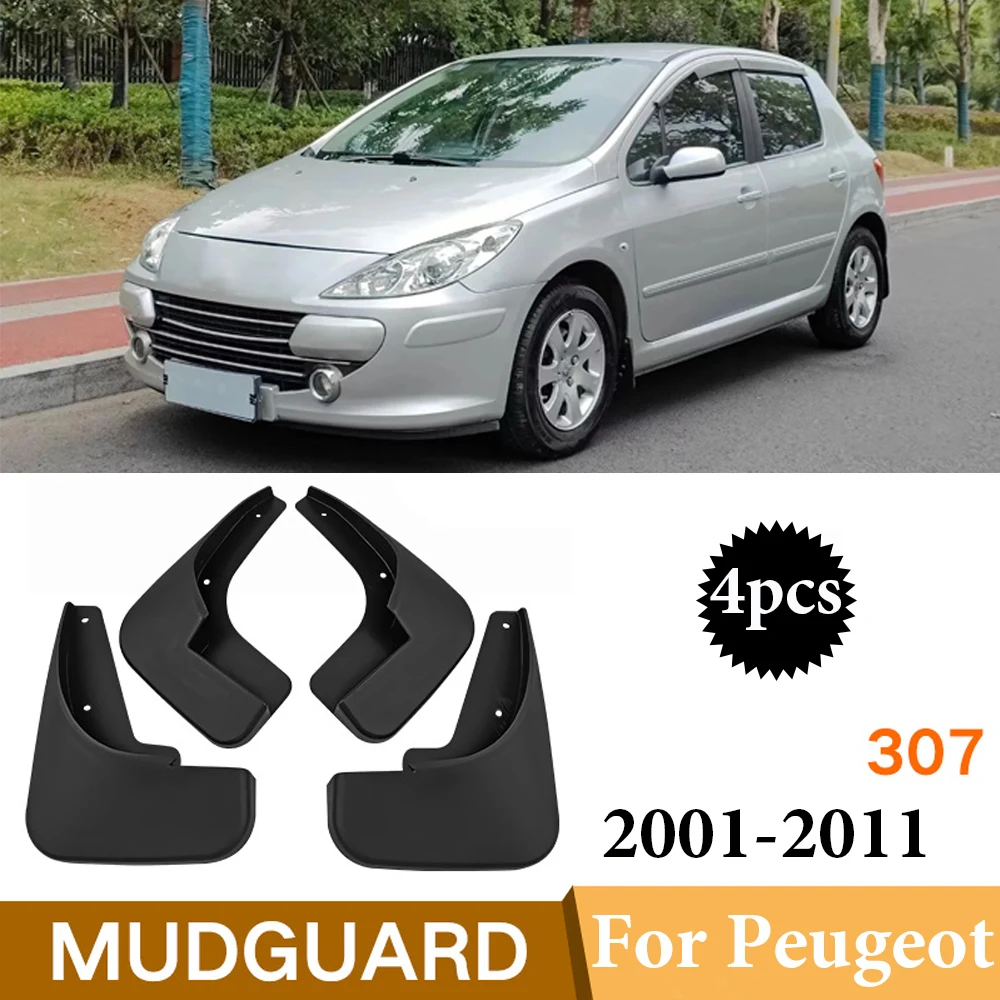 4pcs Car Mud Flaps Splash Guards Mudguard Mudflaps Fenders Accessories For Peugeot 307 2001-2011 Car-styling
4pcs Car Mud Flaps Splash Guards Mudguard Mudflaps Fenders Accessories For Peugeot 307 2001-2011 Car-styling