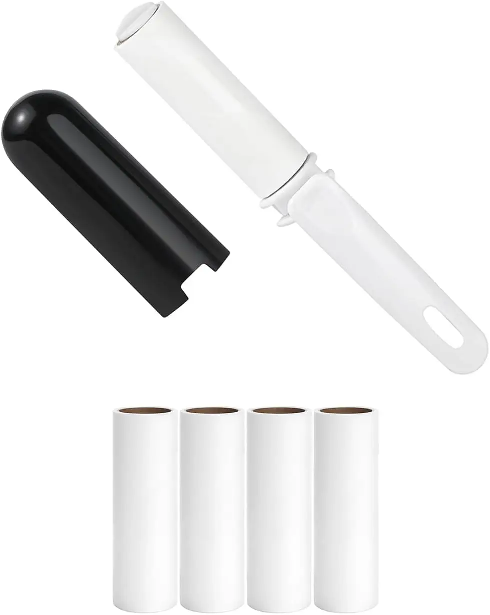 Travel Lint Roller Mini Foldable with 4 Refills 150 Sheets Pet Hair Remover
Travel Lint Roller Mini Foldable with 4 Refills 150 Sheets Pet Hair Remover