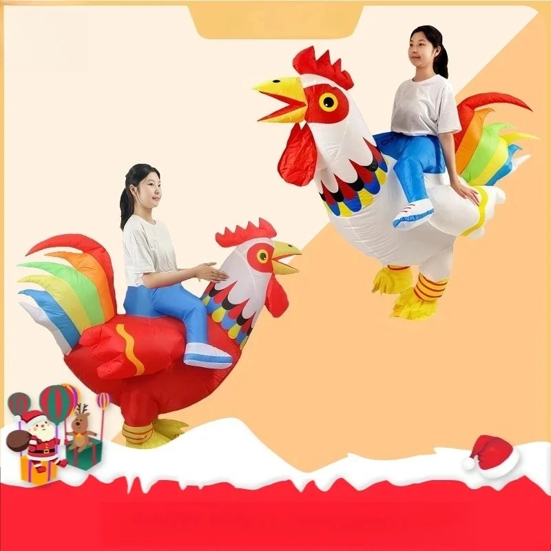 Color Tail Rooster Funny Stage Performance Suit Company Team Building Atmosphere Props Color Rooster Inflatable Suit
Color Tail Rooster Funny Stage Performance Suit Company Team Building Atmosphere Props Color Rooster Inflatable Suit