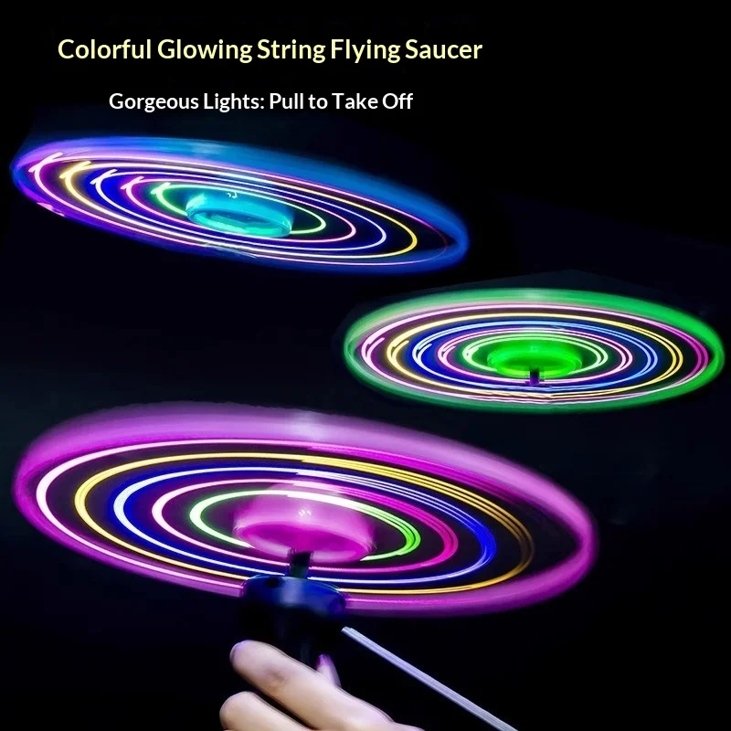 Generic Pull String Luminous Flying Saucer Multicolor Led Glowing Flying Disc Outdoor Night Activity Game For Adult Outdoor Play
Generic Pull String Luminous Flying Saucer Multicolor Led Glowing Flying Disc Outdoor Night Activity Game For Adult Outdoor Play