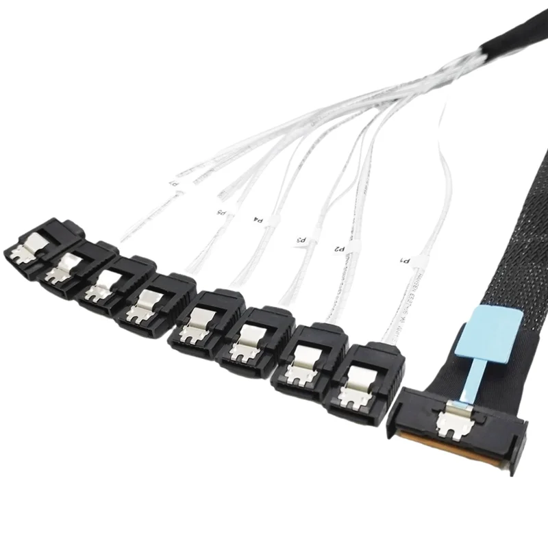 0,5 м PCI-E Slimline SAS SFF-8654 8I до 8X SATA серверный кабель для преобразования жесткого диска SFF-8654 74P к 8Xsata 7P шнур
0,5 м PCI-E Slimline SAS SFF-8654 8I до 8X SATA серверный кабель для преобразования жесткого диска SFF-8654 74P к 8Xsata 7P шнур
