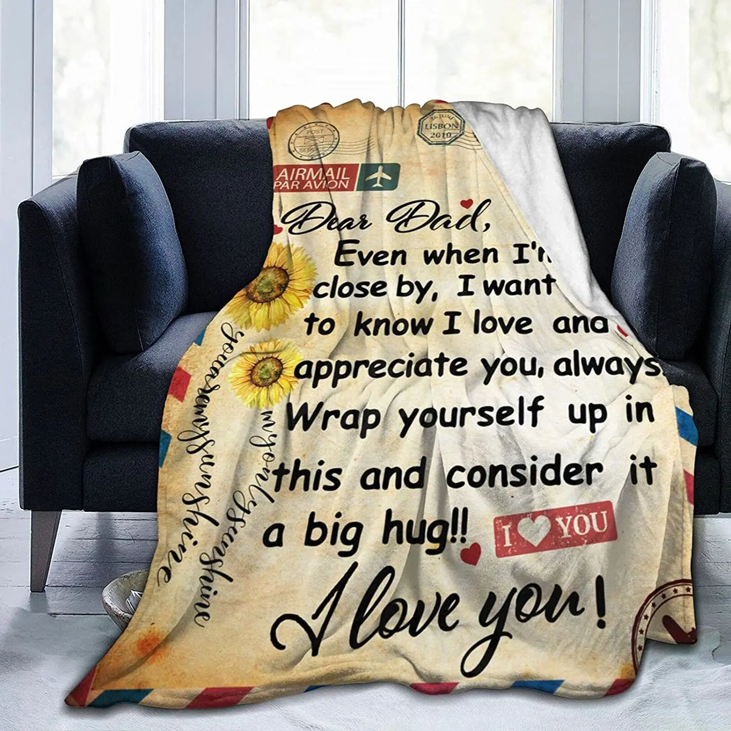 Gifts for Dad Flannel Throw Blanket To My Dad Fleece Blanket Dad Gifts In Home Bed Sofa Chairs (to My Dad, 40 X 50 Inch)
Gifts for Dad Flannel Throw Blanket To My Dad Fleece Blanket Dad Gifts In Home Bed Sofa Chairs (to My Dad, 40 X 50 Inch)