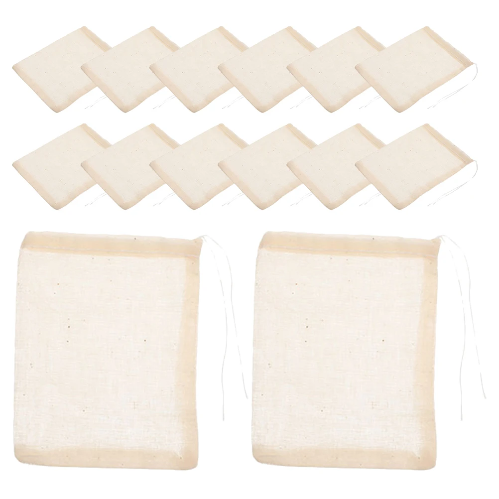50 Pcs Cooking Bags Soup Strainer Mesh Filter Sachet Cloth Tea Infuser Reusable Cotton Drawstring Bag Fine Construction
50 Pcs Cooking Bags Soup Strainer Mesh Filter Sachet Cloth Tea Infuser Reusable Cotton Drawstring Bag Fine Construction