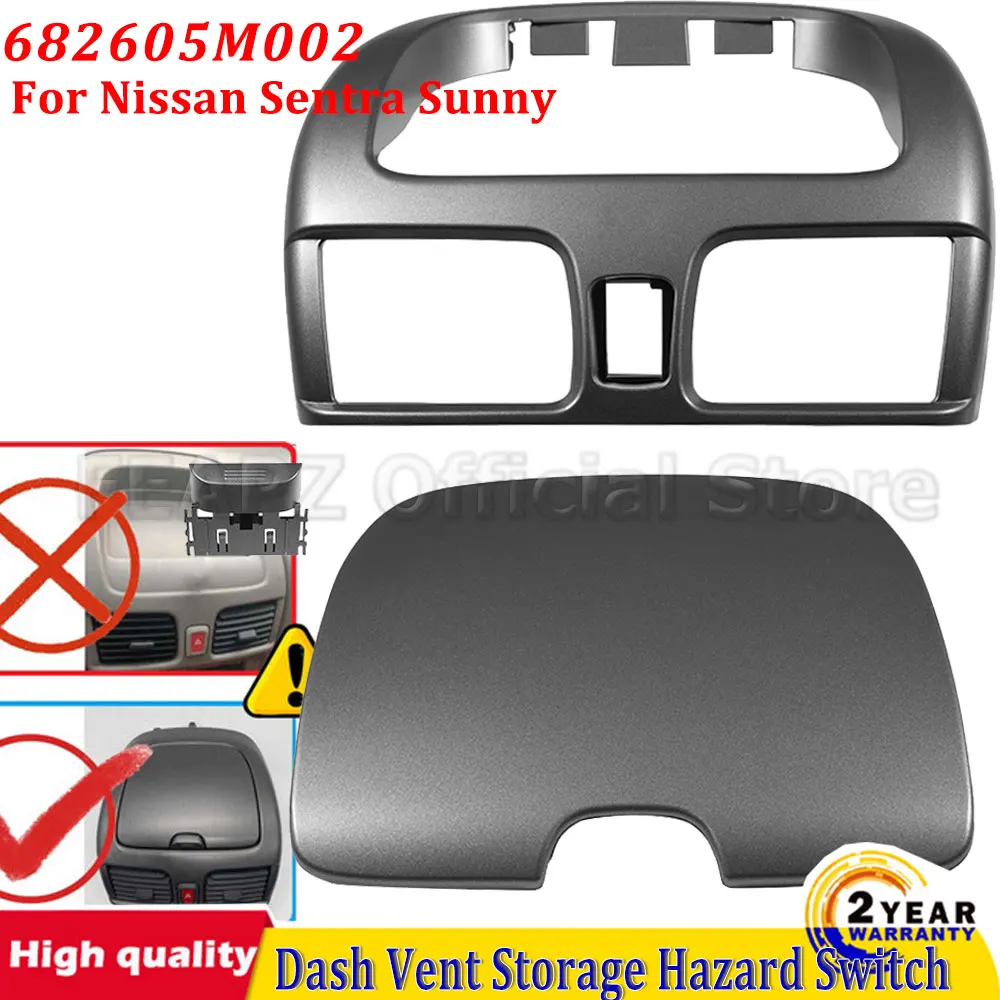 For Nissan Sentra Sunny Center Dash Air Vent Cubby 682605M002 Central Dashboard Air VentOutlet Storage Hazard Switch
For Nissan Sentra Sunny Center Dash Air Vent Cubby 682605M002 Central Dashboard Air VentOutlet Storage Hazard Switch