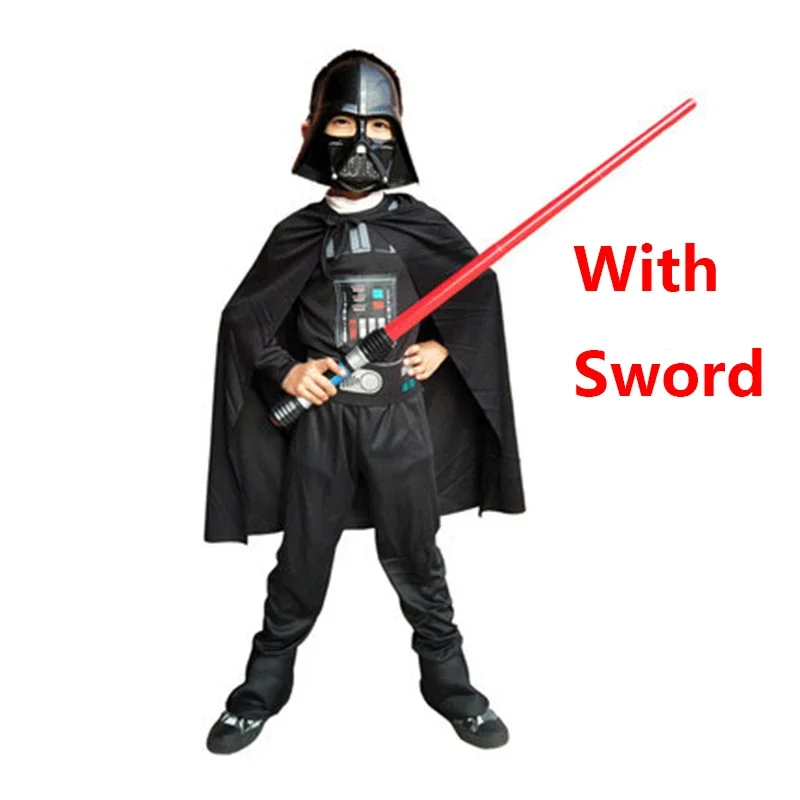 New Promo Darth COS Sets Kids Boy Cosplay Costume Star Suits Girl Movie Jumpsuit With Swords Halloween Children Cos Cloth Gift
New Promo Darth COS Sets Kids Boy Cosplay Costume Star Suits Girl Movie Jumpsuit With Swords Halloween Children Cos Cloth Gift