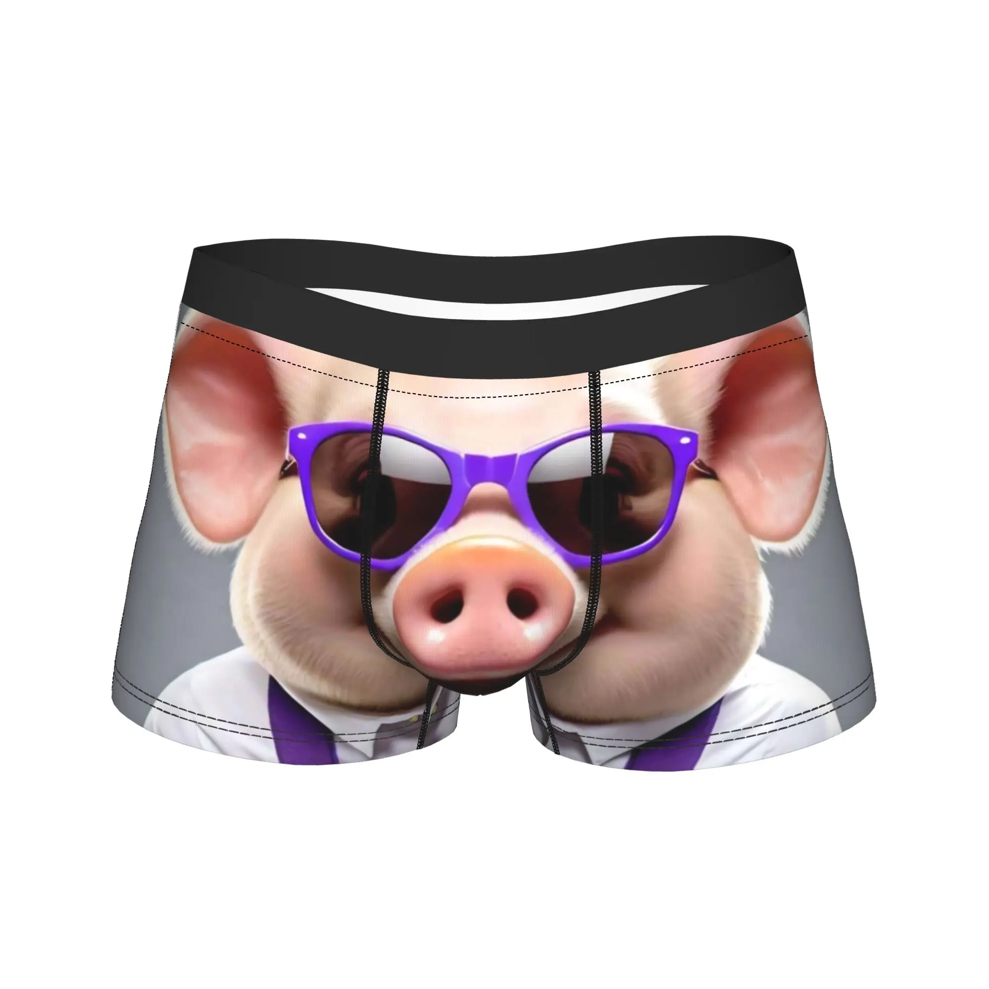 Cute Pig With Shirt White Underwear Novelty Panties Printed Boxer Brief For Male 3D Pouch Oversize Boxer Shorts
Cute Pig With Shirt White Underwear Novelty Panties Printed Boxer Brief For Male 3D Pouch Oversize Boxer Shorts