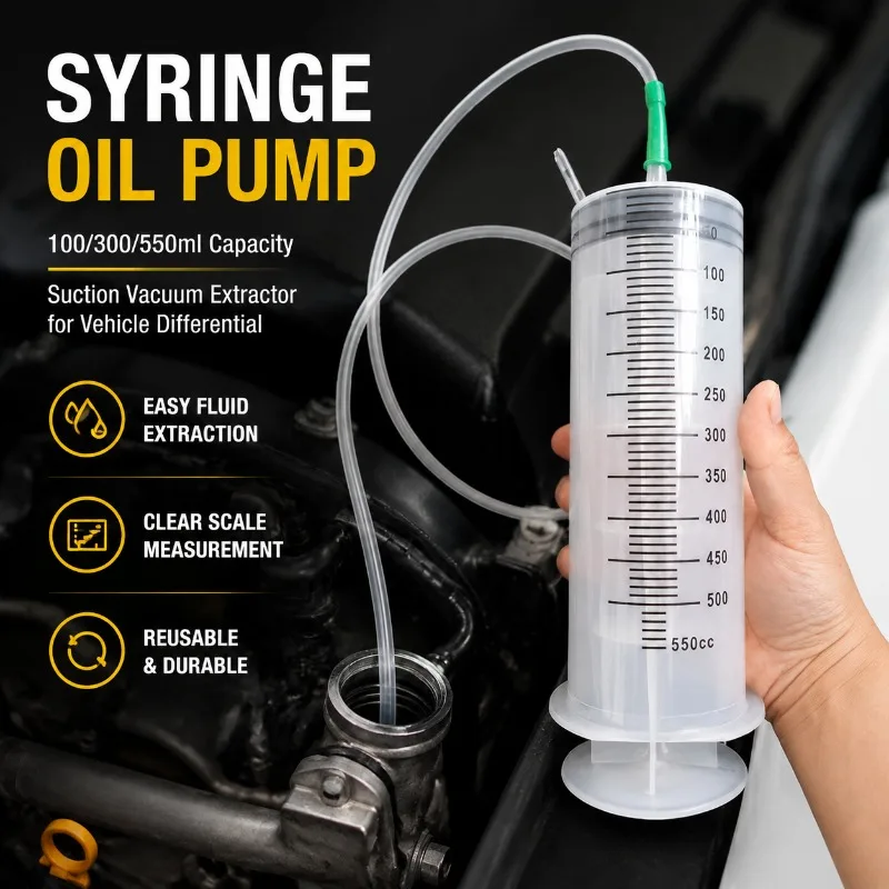 Transparent Cylinder Lubricant Transfer Gear Graduated Measuring Vessel Washable Infusion Needle Fluid Draw Vacuum Hand Siphon
Transparent Cylinder Lubricant Transfer Gear Graduated Measuring Vessel Washable Infusion Needle Fluid Draw Vacuum Hand Siphon