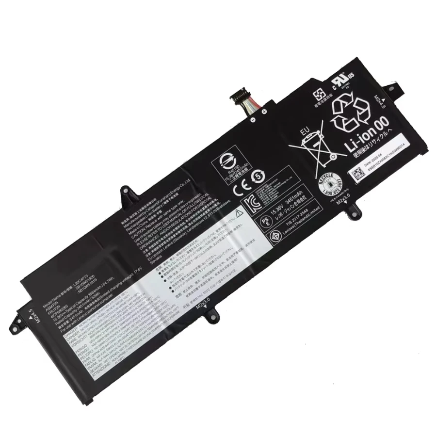 Аккумулятор для ноутбука L20M4P73 L20D4P73 L20C4P73 L20D3P72 L20C3P72 для ThinkPad X13 Gen 2 Gen 3 Series 5B10W51818 15,36 В/3564 мАч/54,7 Втч
Аккумулятор для ноутбука L20M4P73 L20D4P73 L20C4P73 L20D3P72 L20C3P72 для ThinkPad X13 Gen 2 Gen 3 Series 5B10W51818 15,36 В/3564 мАч/54,7 Втч