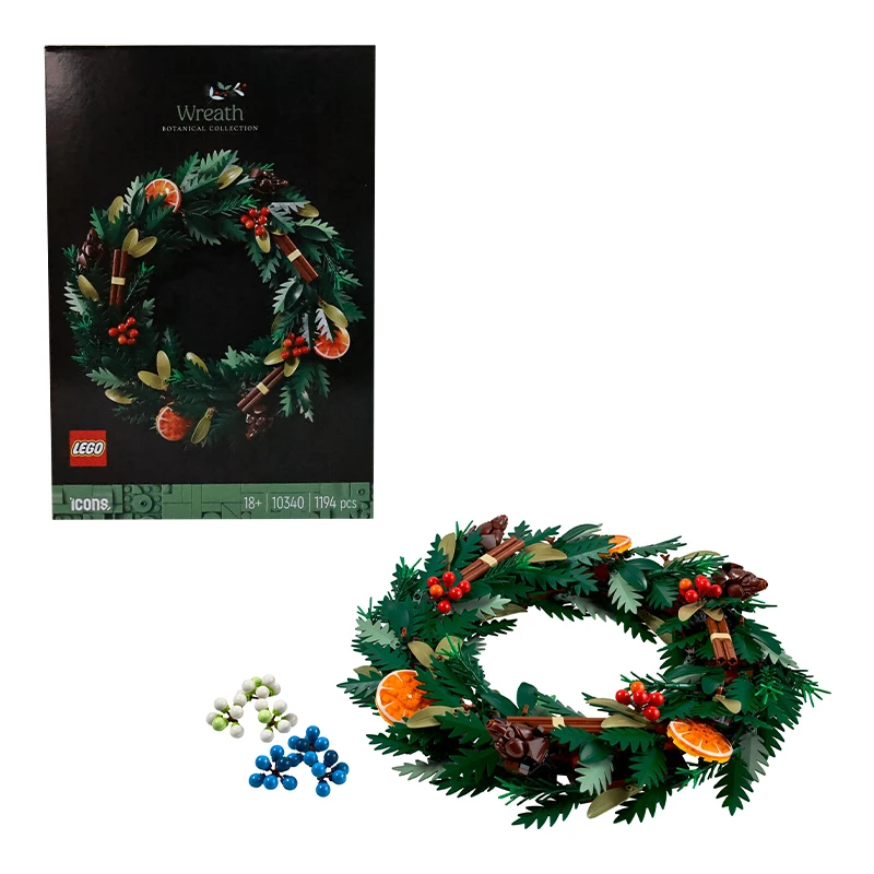 Lego Icons Series 10340, рождественский венок для мальчиков и девочек, обучающие собранные строительные блоки, детские игрушки, подарки
Lego Icons Series 10340, рождественский венок для мальчиков и девочек, обучающие собранные строительные блоки, детские игрушки, подарки