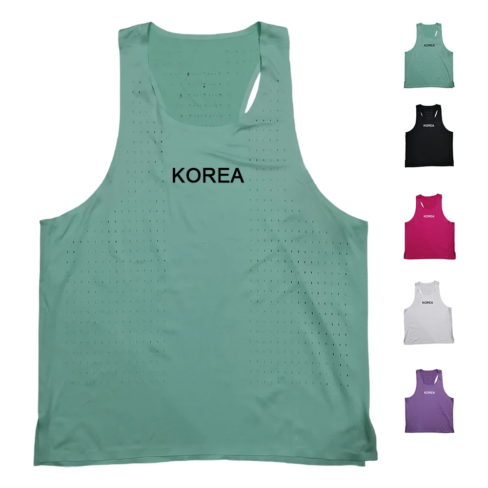 Спортивная майка KOREA, жилет для бега, рубашка для фитнеса, мужская спортивная майка без рукавов, легкоатлетическая майка, индивидуальный заказ
Спортивная майка KOREA, жилет для бега, рубашка для фитнеса, мужская спортивная майка без рукавов, легкоатлетическая майка, индивидуальный заказ