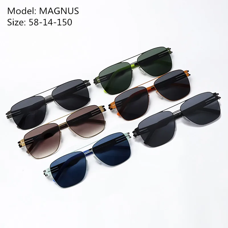 2025 High Quality Brand Fashion Sunglasses Men MAGNUS Stainless Steel UV400 Germany Design Sun Glasses Women Ultralight Sunglass
2025 High Quality Brand Fashion Sunglasses Men MAGNUS Stainless Steel UV400 Germany Design Sun Glasses Women Ultralight Sunglass