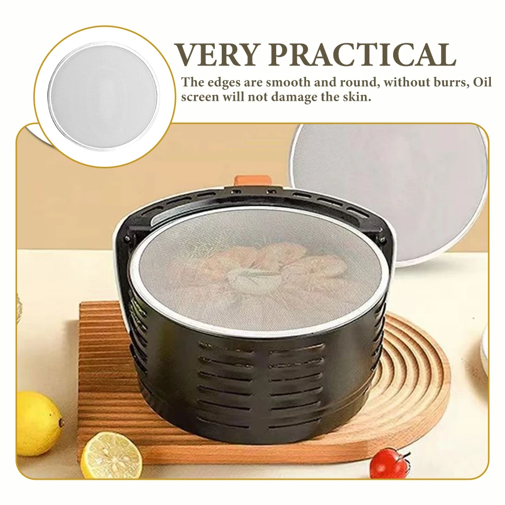 Oilproof Mesh Accessories Stove Splatter Guard Guards for Frying Strainer Air Fryer Oven
Oilproof Mesh Accessories Stove Splatter Guard Guards for Frying Strainer Air Fryer Oven