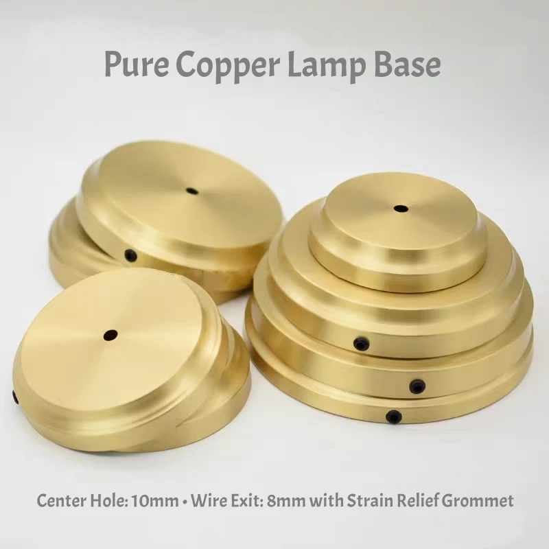 Polished Brass Lamp Base for Ceramic Lighting - Hardware Component, Craft Mount, DIY Crystal Table Lamp Assembly
Polished Brass Lamp Base for Ceramic Lighting - Hardware Component, Craft Mount, DIY Crystal Table Lamp Assembly