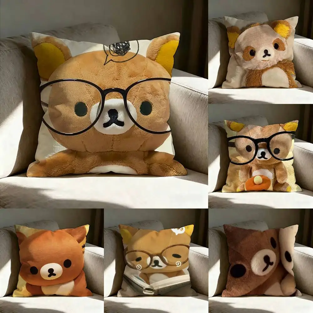 R-Rilakkuma Pillow Case Living Room Sofa Cushion Cover Suitable For Home Bedroom Room Decoration
R-Rilakkuma Pillow Case Living Room Sofa Cushion Cover Suitable For Home Bedroom Room Decoration
