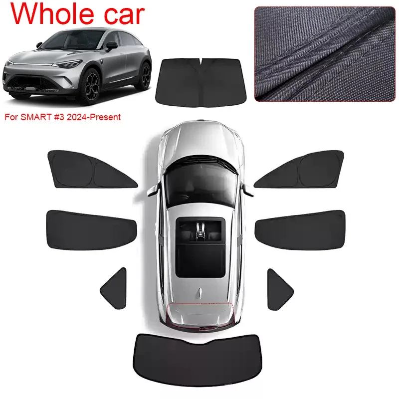 Car Dedicated Privacy Curtain Window SunshadeFor Smart #3 2024-2026 Auto Anti-UV Heat Insulation Protect Cover Accessories
Car Dedicated Privacy Curtain Window SunshadeFor Smart #3 2024-2026 Auto Anti-UV Heat Insulation Protect Cover Accessories