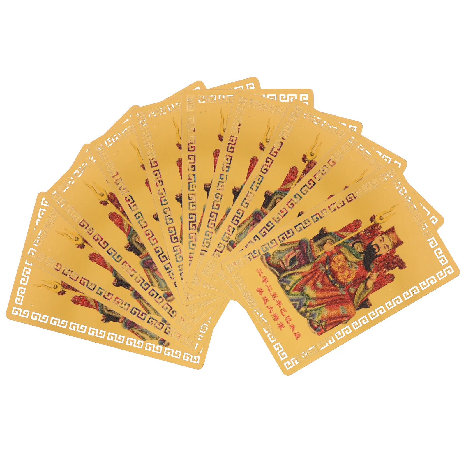 10 Pcs Tai Sui Gold Card Chinese Protection Amulet Feng Shui Luck Taisui Cards Traditional Decor Portable Bookmark Lightweight
10 Pcs Tai Sui Gold Card Chinese Protection Amulet Feng Shui Luck Taisui Cards Traditional Decor Portable Bookmark Lightweight