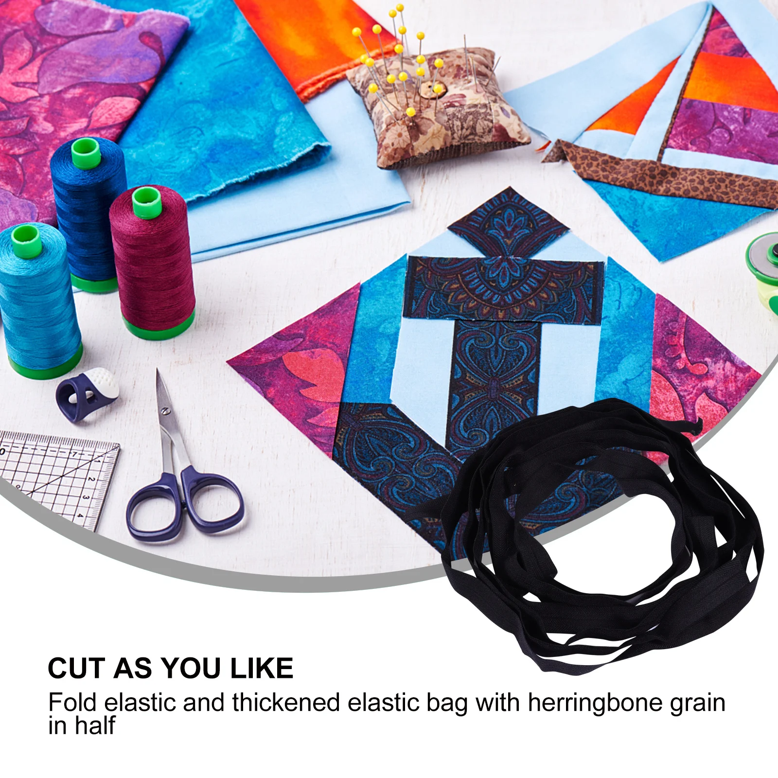 Bias Tape Double Fold Continuous 70 Yards Long Cotton Sewing Bias Tape for Apparel Quilting Binding Hemming Seaming DIY
Bias Tape Double Fold Continuous 70 Yards Long Cotton Sewing Bias Tape for Apparel Quilting Binding Hemming Seaming DIY