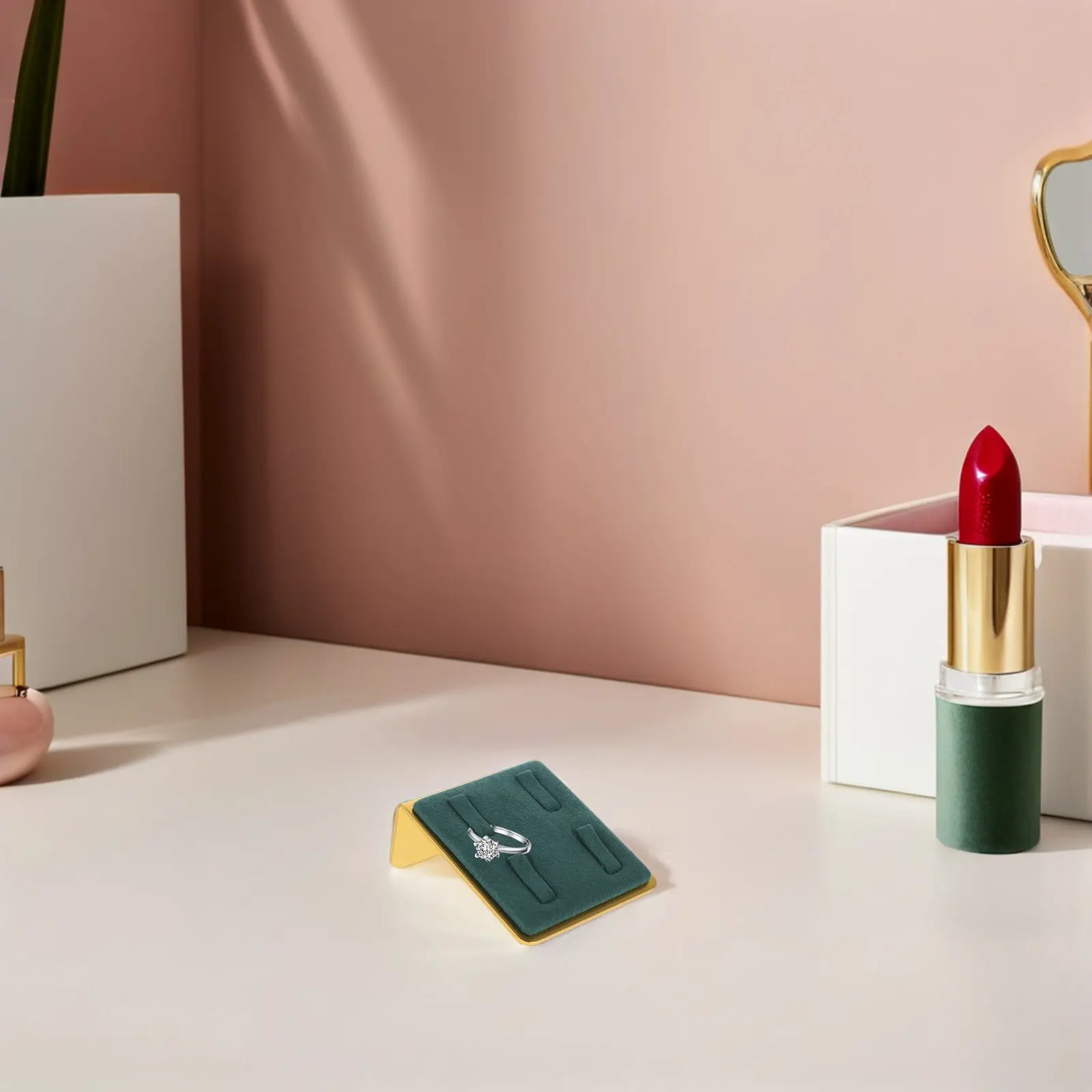 Metal Ring Display Stand 4 Slot Jewelry Tray Elegant Display Organizer for Store Photography Showcase Props Jewelry Organizer
Metal Ring Display Stand 4 Slot Jewelry Tray Elegant Display Organizer for Store Photography Showcase Props Jewelry Organizer