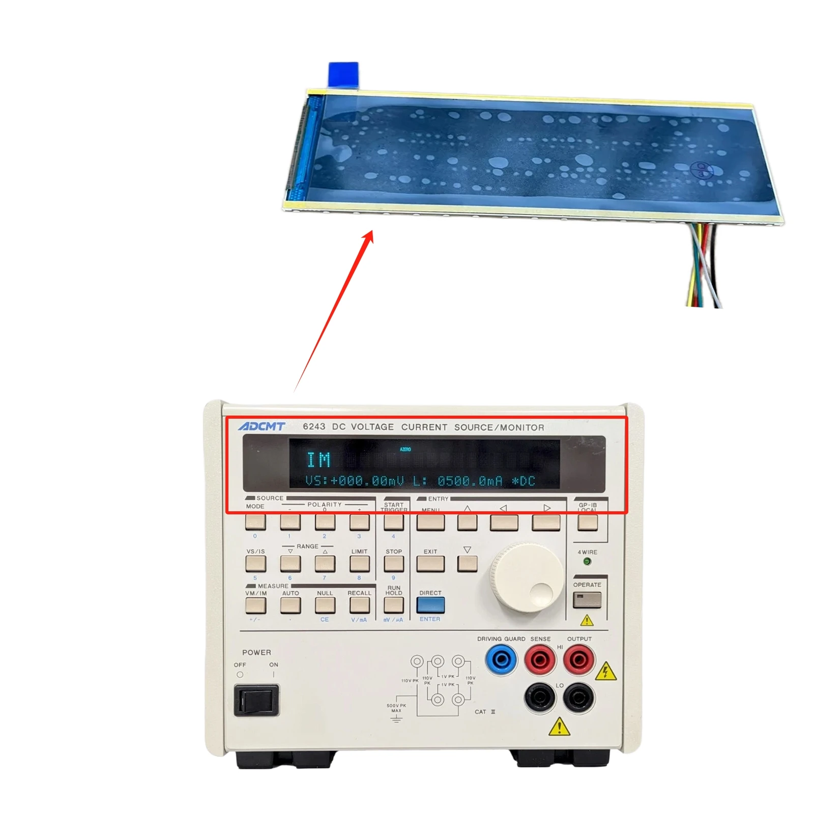 New Compatible TFT-LCD for Advantest R6243 R6244 ADCMT 6243 ADCMT 6244 LCD VFD Screen Replacement(Contact me before ordering)
New Compatible TFT-LCD for Advantest R6243 R6244 ADCMT 6243 ADCMT 6244 LCD VFD Screen Replacement(Contact me before ordering)