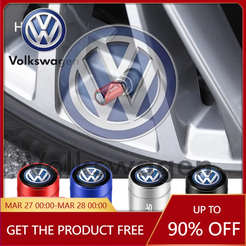 Emblems For VOLKSWAGEN VW 4Pcs 3D Metal Car Tire Valve Caps Wheel Dust Covers Compatible With Volkswagen GTI R-Line R Polo T5 Go
Emblems For VOLKSWAGEN VW 4Pcs 3D Metal Car Tire Valve Caps Wheel Dust Covers Compatible With Volkswagen GTI R-Line R Polo T5 Go