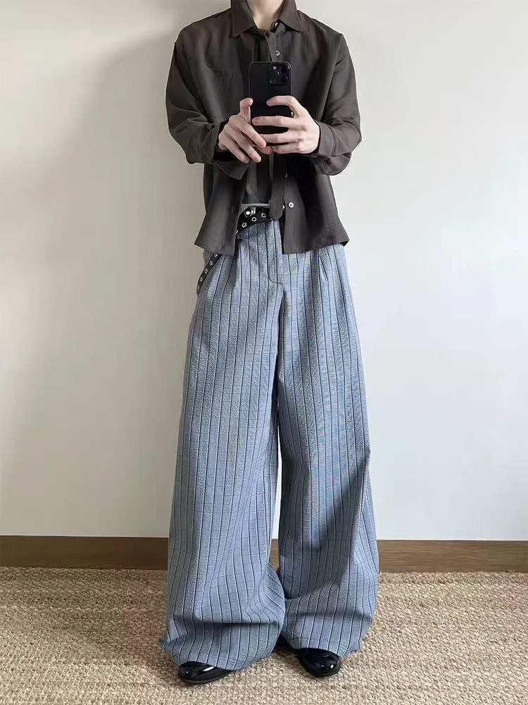Classic Plaid Wide Leg Pants Straight Cut Loose Fit Jeans ex Vintage Splicing Money Sle Long Trousers Casual Summer Jeans
Classic Plaid Wide Leg Pants Straight Cut Loose Fit Jeans ex Vintage Splicing Money Sle Long Trousers Casual Summer Jeans