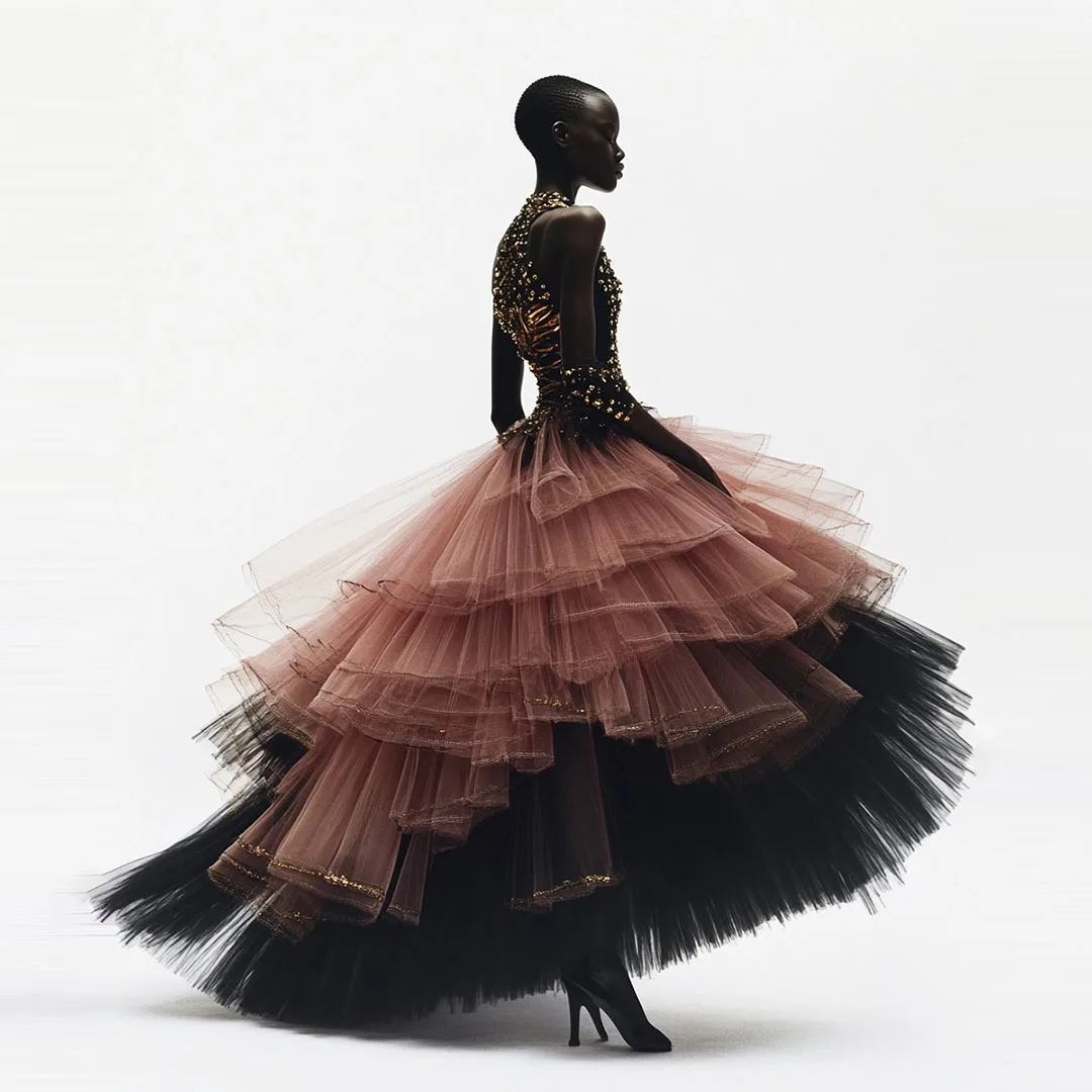 2025 Fashion Tiered Ruffled Tulle Prom Skirts Women Extra Puffy A-line Organza Mesh Cake Skirt Pleated Tulle Evening Party Gown
2025 Fashion Tiered Ruffled Tulle Prom Skirts Women Extra Puffy A-line Organza Mesh Cake Skirt Pleated Tulle Evening Party Gown