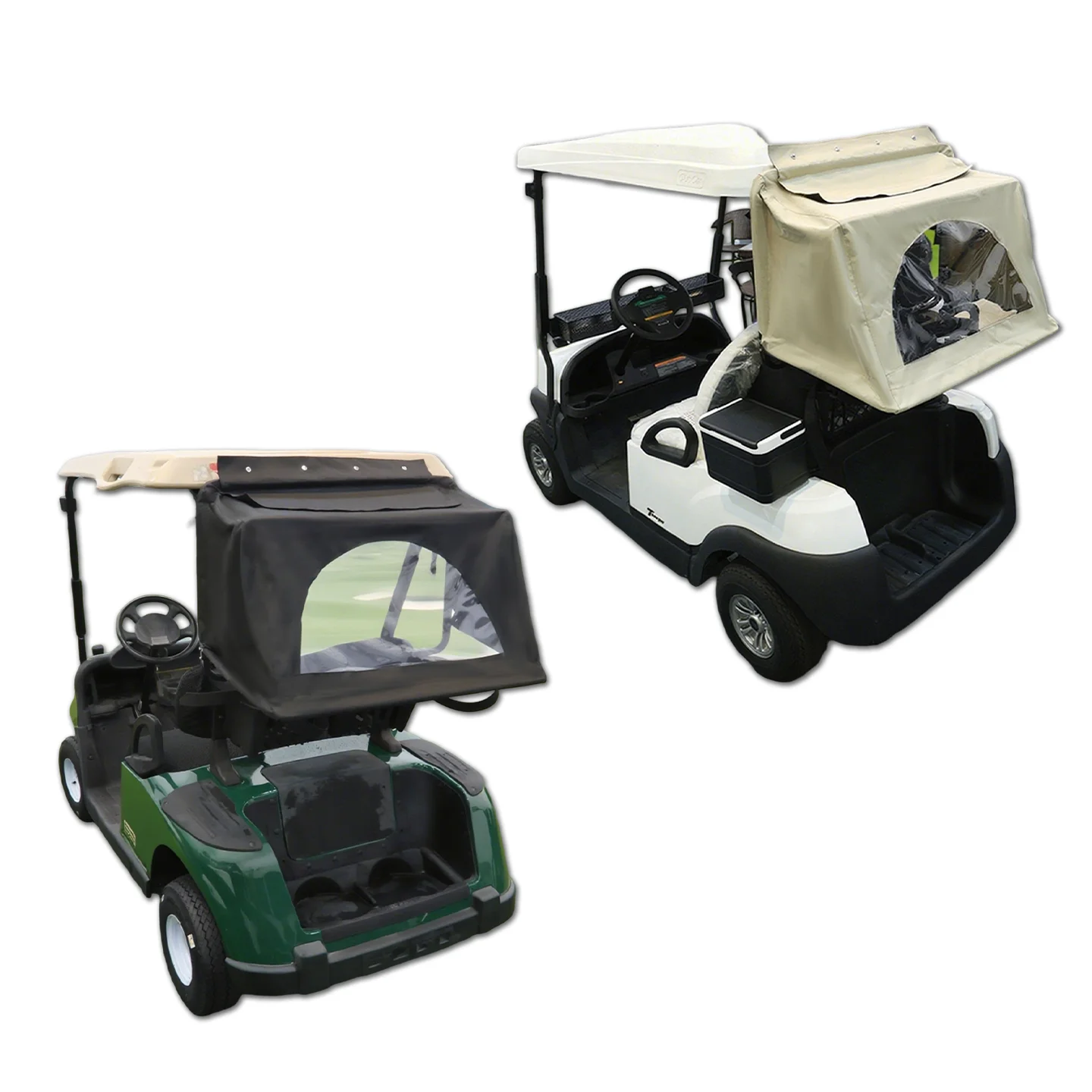 E-Z-GO RXV Golf Cart Bag Cover for Beige & Black Rain Cover Enclosure Golf Cart Accessories
E-Z-GO RXV Golf Cart Bag Cover for Beige & Black Rain Cover Enclosure Golf Cart Accessories