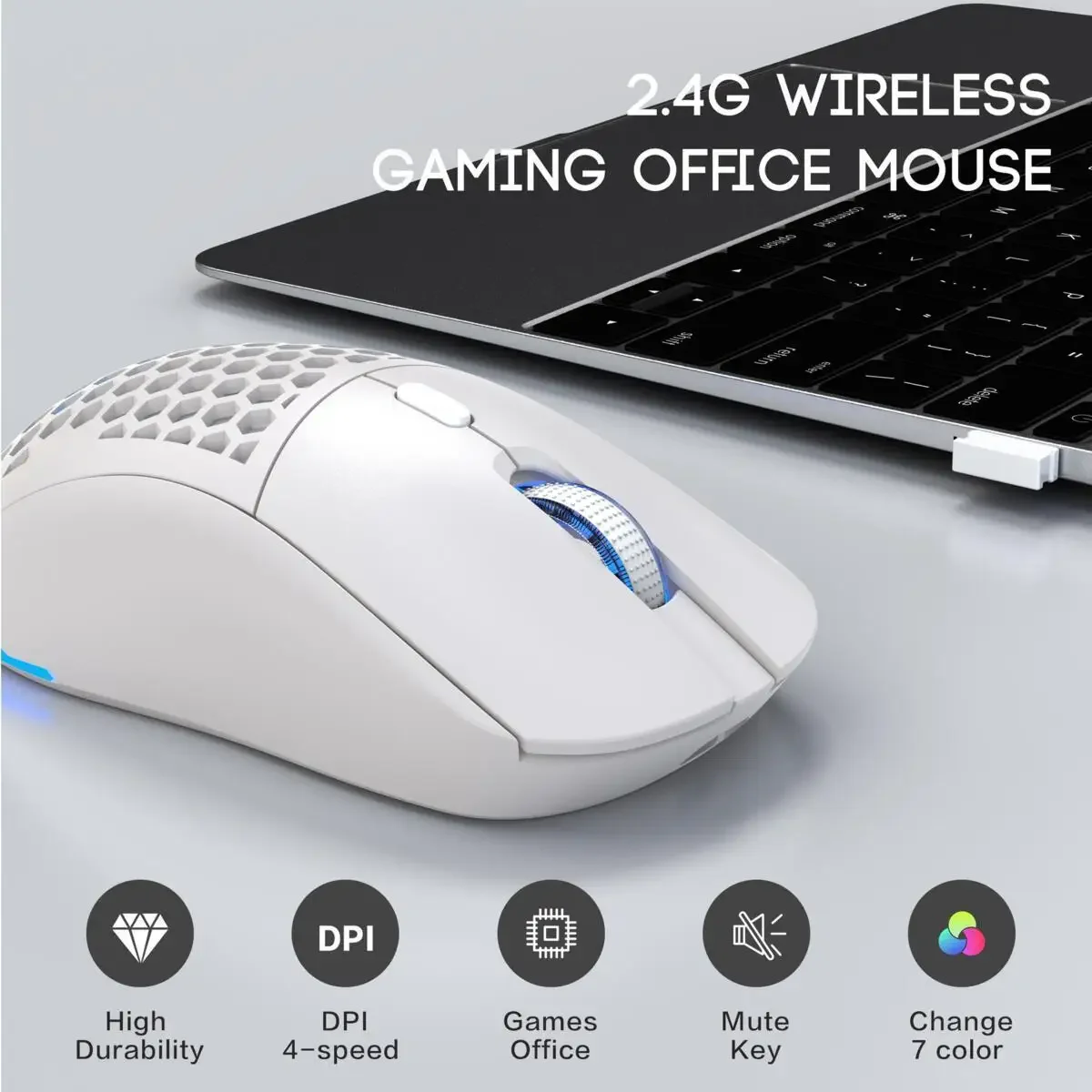 Fashion Openwork Style Wireless Silent Office Mouse Lightweight Ergonomics Rechargeable Backlit Gaming Mause For Desktop Laptop
Fashion Openwork Style Wireless Silent Office Mouse Lightweight Ergonomics Rechargeable Backlit Gaming Mause For Desktop Laptop