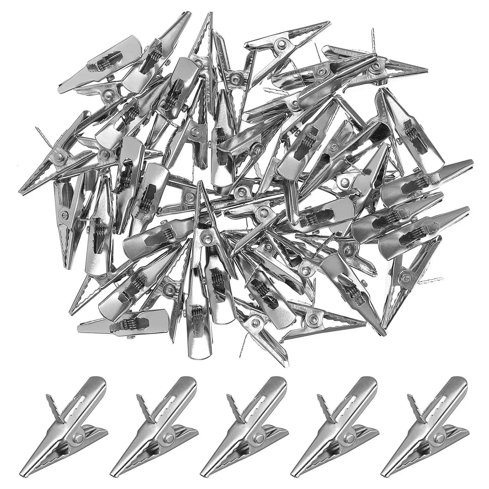 50 pcs Christmas Decoration Clips Metal Mini Clamps Iron Base Garland Tree Hanging Craft Bow Ornament Fix Accessories Frame
50 pcs Christmas Decoration Clips Metal Mini Clamps Iron Base Garland Tree Hanging Craft Bow Ornament Fix Accessories Frame