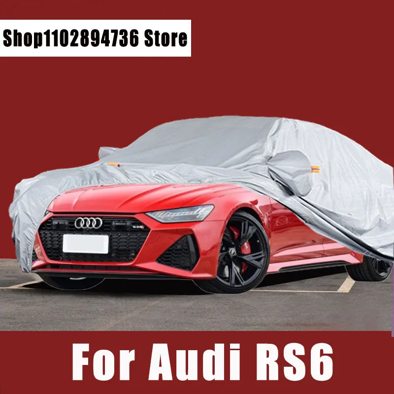 For Audi RS6 Full Car Covers Outdoor Sun uv protection Dust Rain Snow Protective Auto Protective cover
For Audi RS6 Full Car Covers Outdoor Sun uv protection Dust Rain Snow Protective Auto Protective cover