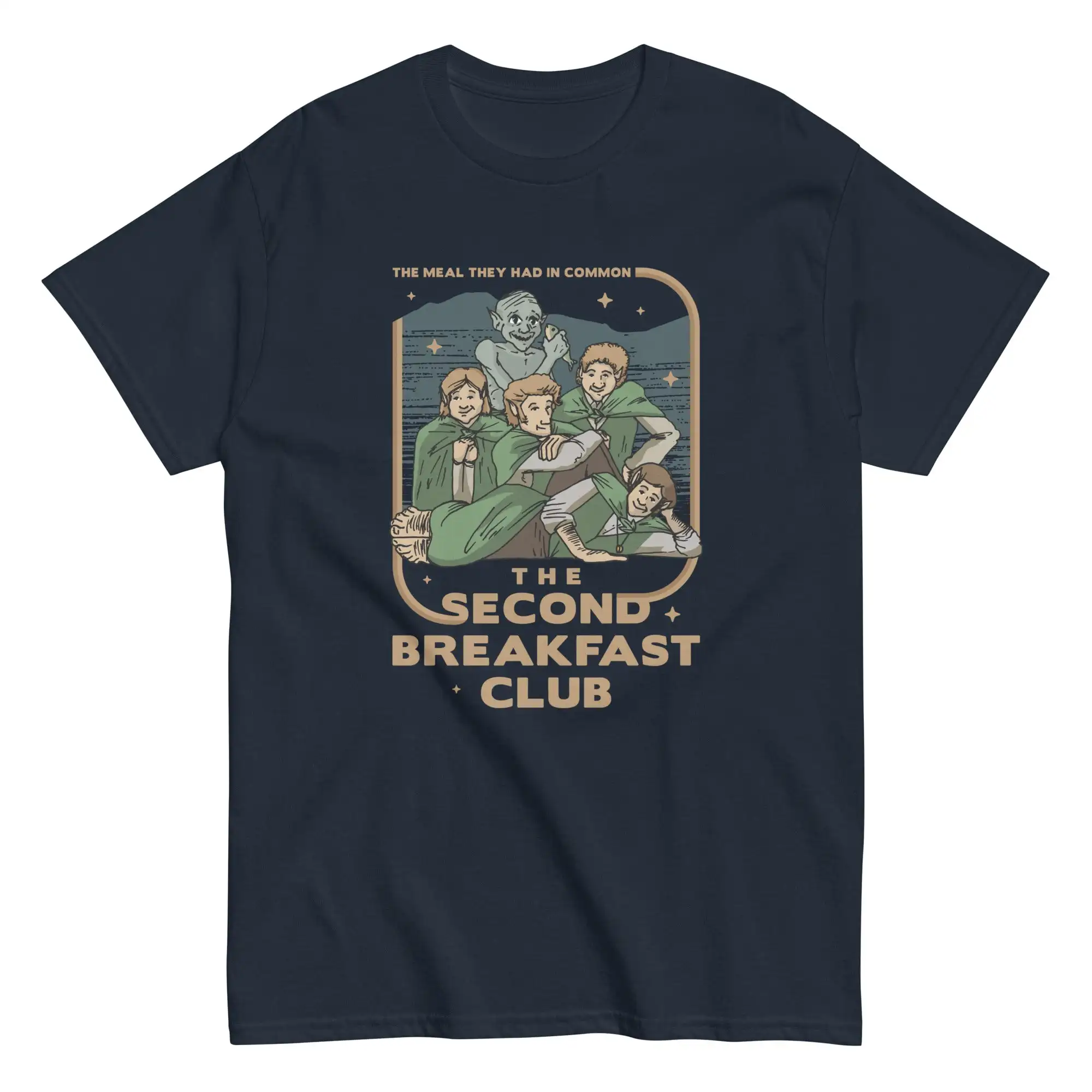 The Second Breakfast Club Adult Regular Fit Crew Necked T-shirt Classic T-Shirt Men's clothing
The Second Breakfast Club Adult Regular Fit Crew Necked T-shirt Classic T-Shirt Men's clothing